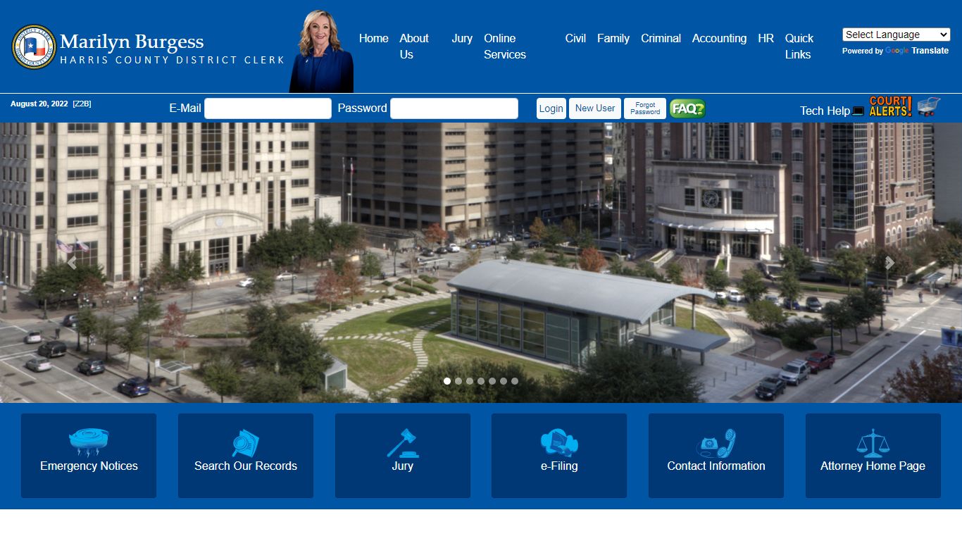 Office of Harris County District Clerk - Marilyn Burgess | Home Page